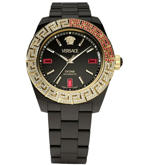 versace black ceramic coated diamond|versace dv one diamond.